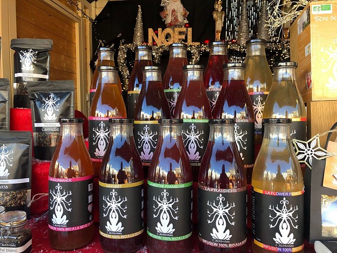 Bouteilles infusions L'Alchimiste