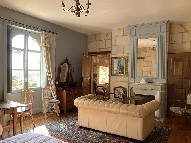 Gite Vue remarquable sur la Loire – Château de la Boussinière