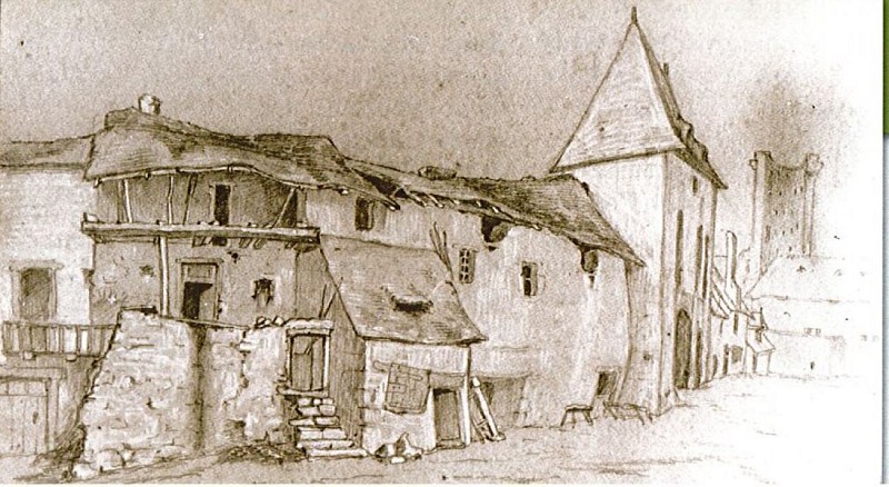 Maison médiévale à tourelle