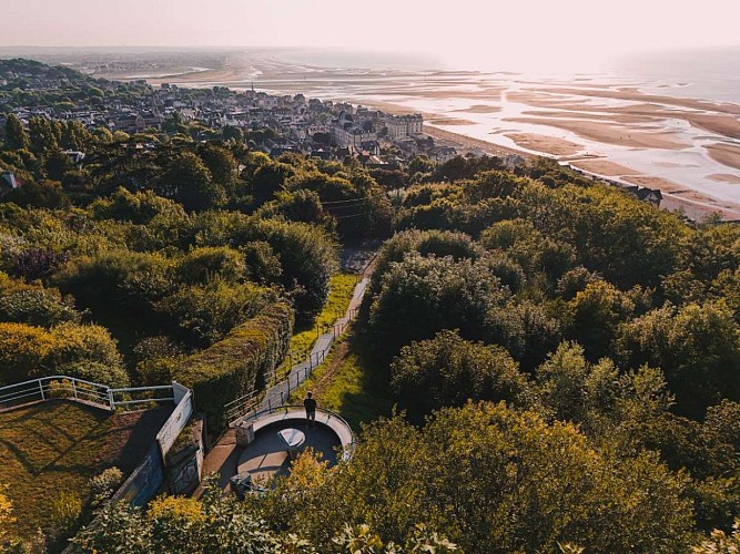 La table d'orientation de Houlgate