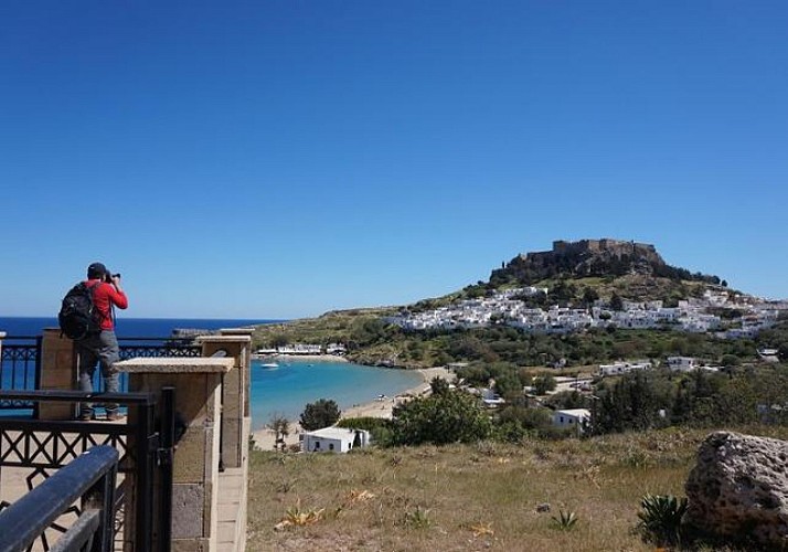 Randonnée guidée vers Lindos et visite de la ville et de l'acropole - Rhodes