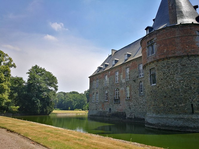 Château des Comtes de Hornes - vue arrière