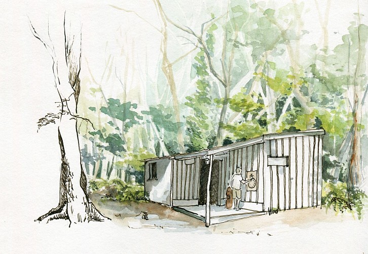 La cabane du voyageur - BALIZAC - Sud-Gironde