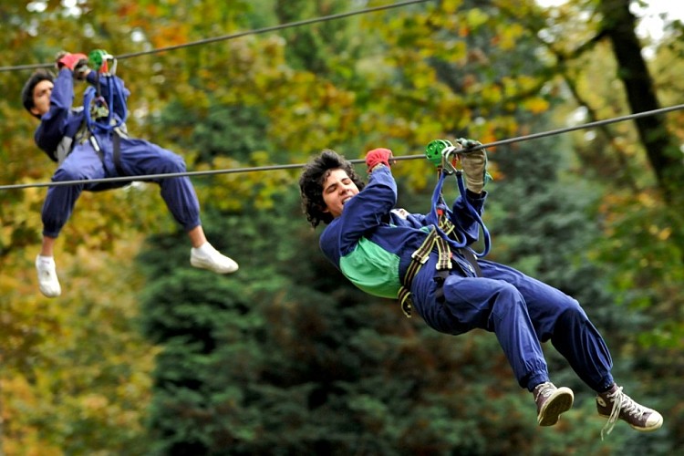 Aventure parc - Pont de singe