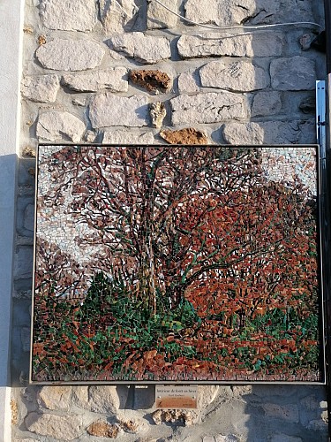 Intérieur de forêt en hiver