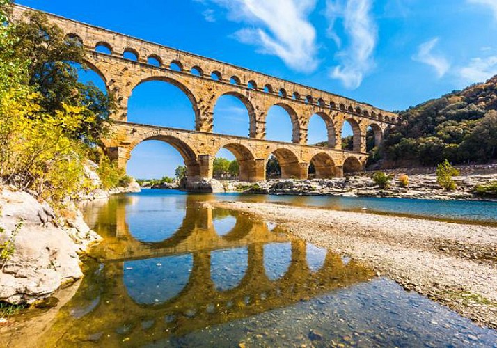 The listed sites of Provence: discovery of the Pont du Gard and the villages of Baux and Saint Rémy de Provence with Transport to/from Your Hotel