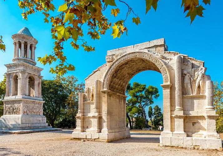 The listed sites of Provence: discovery of the Pont du Gard and the villages of Baux and Saint Rémy de Provence with Transport to/from Your Hotel