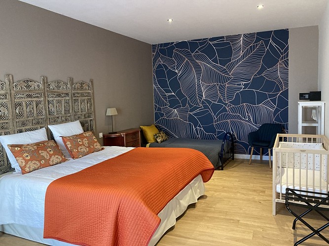 Bananiers vue ensemble lits