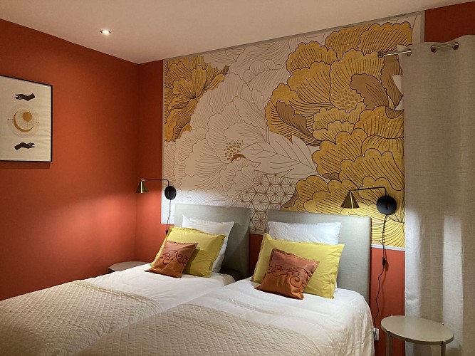 pivoines avec tetes de lit