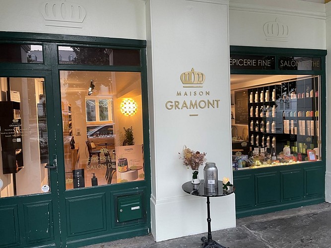 Salon de thé Maison Gramont - Pau - l'entrée