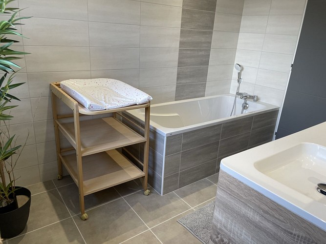 Salle de bain - gîte Le Bruaux