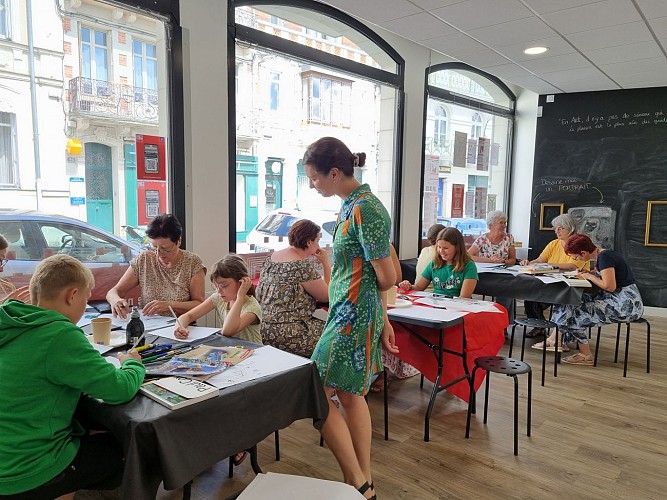 Atelier créatif - sérigraphie avec Marie Leroy