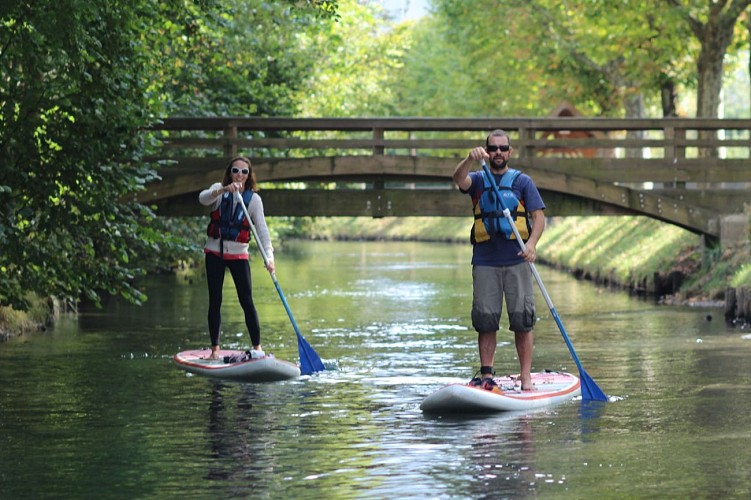 Paddle down La Rive - Stand-up paddle