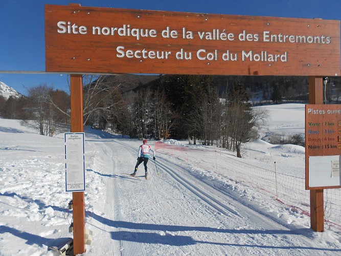 Le Désert d'Entremont in Chartreuse - Nordic skiing