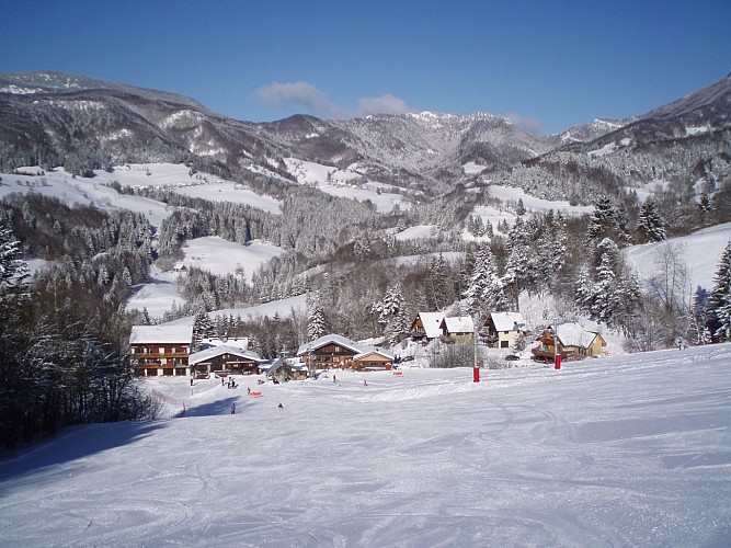 Granier ski resort in the Entremonts