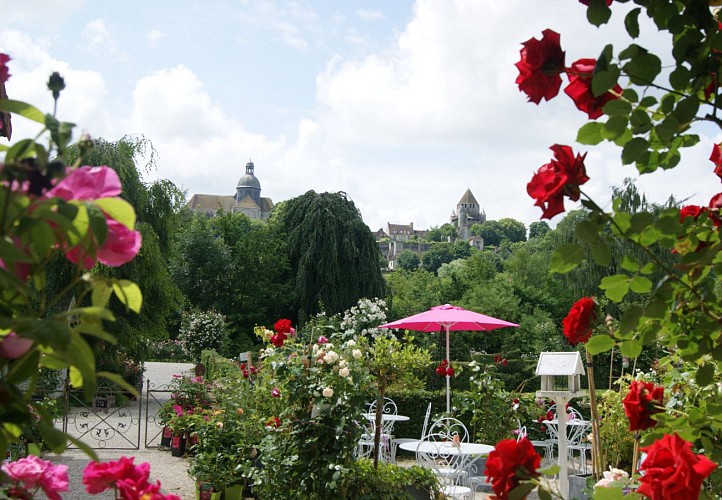 The Provins rose garden