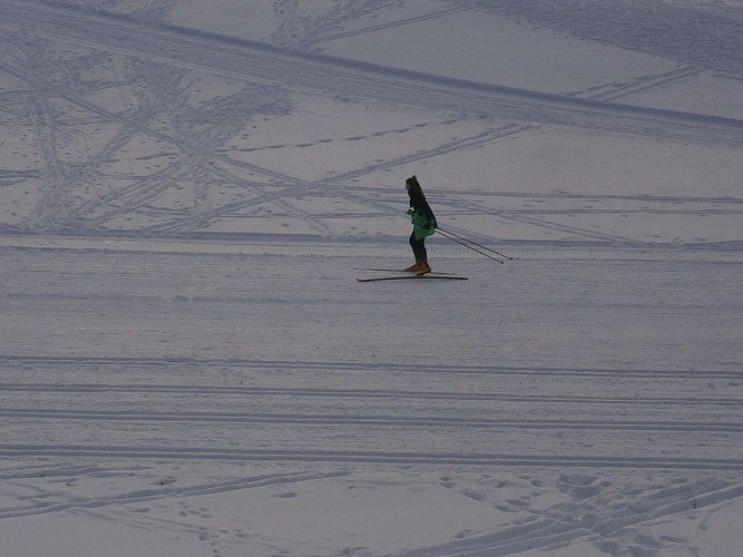 Ski nordique sur le Site de Lachat