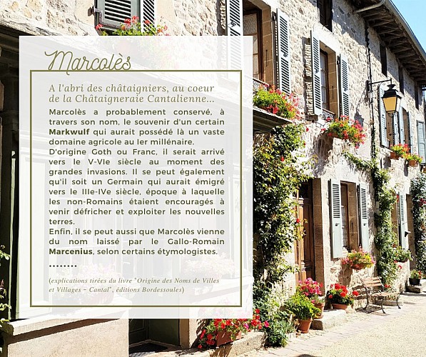 Medieval village of Marcolès, Petite Cité de Caractère® and Most Beautiful Village of France