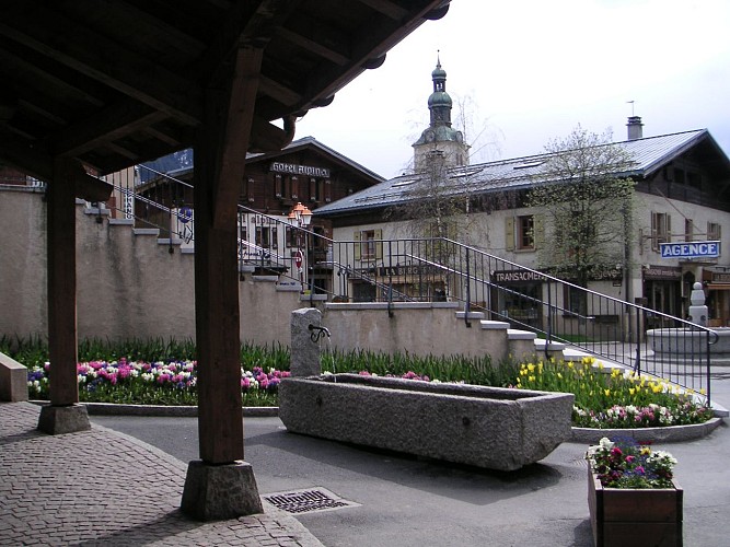 Il centro storico di Megève
