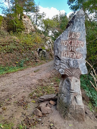 Les Rochers de Rufino, parc de sculptures