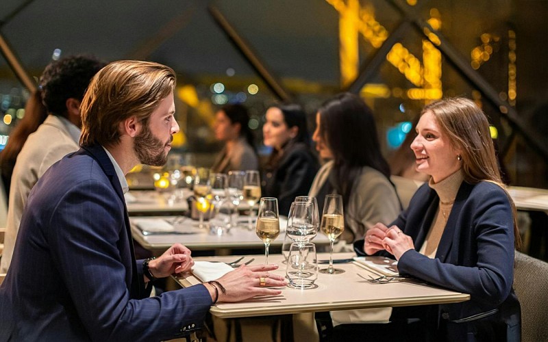 Dinner at Eiffel Tower's Madame Brasserie