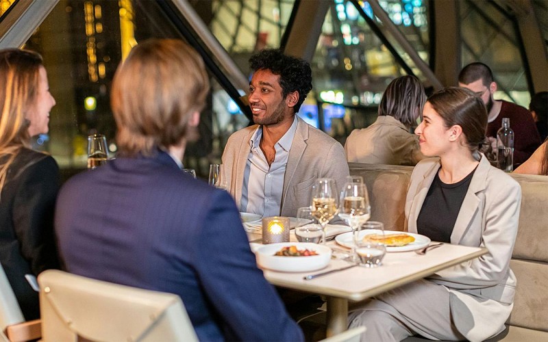 Dinner at Eiffel Tower's Madame Brasserie