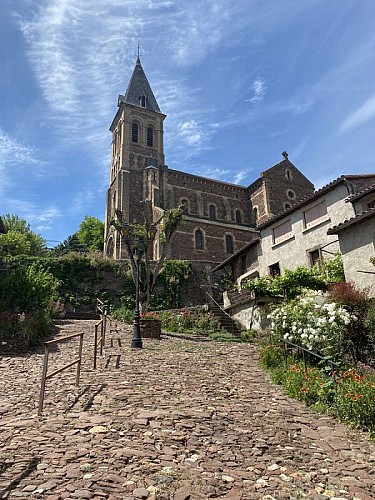 Eglise de Saint-Izaire - Depuis la calade