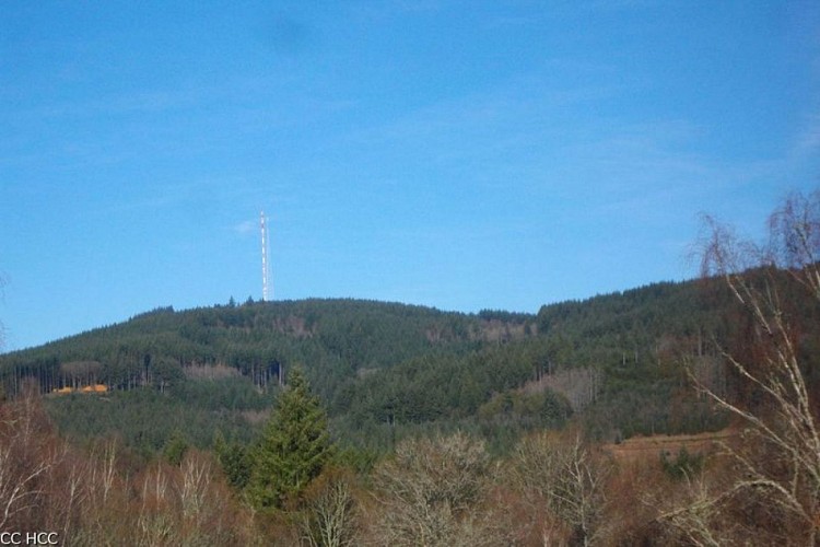 Viewpoint overlooking Mont-Bessou.