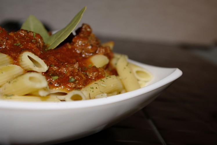 Plat de pâtes - penne