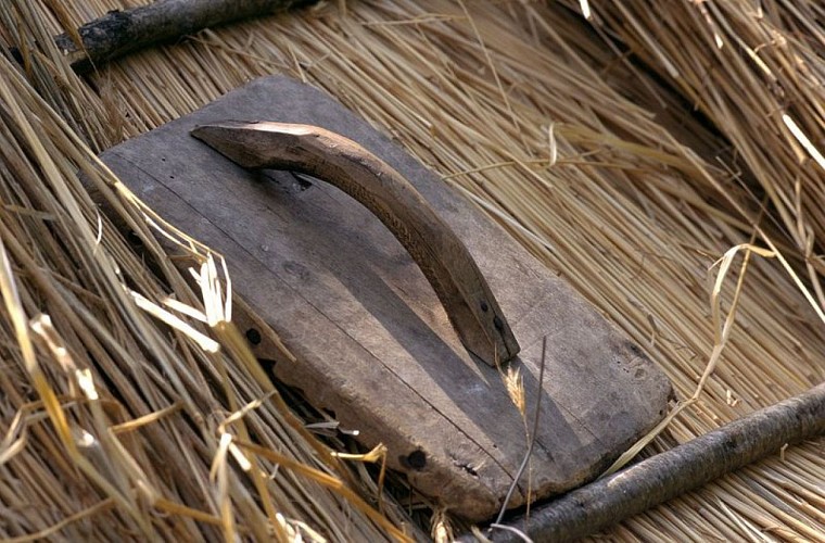 Maison en toit de chaume