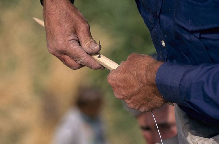 Restauration du toit en chaume
