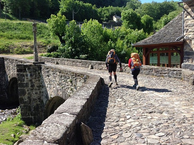 Pont des Pèlerins à Saint-Chély d'Aubrac