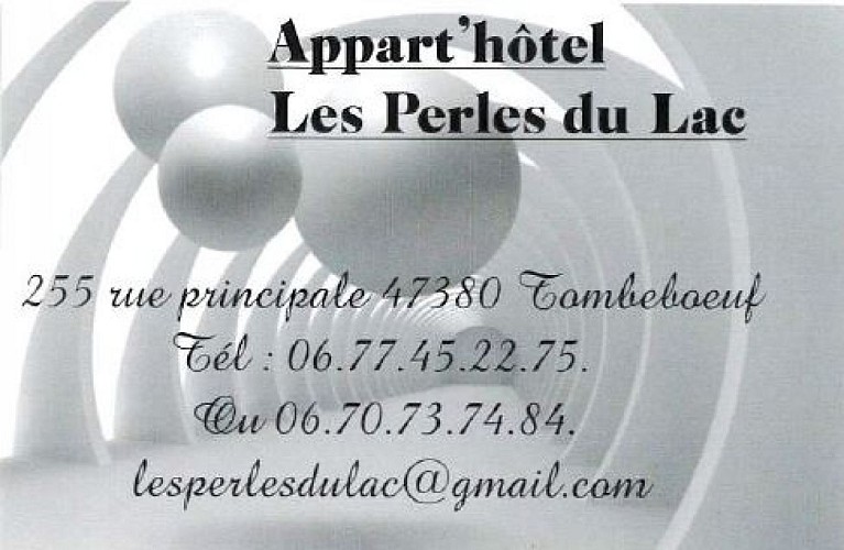 Carte de visite Perles du lac