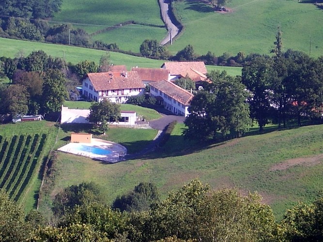 Domaine Oronozia- vue aérienne-Baigorri