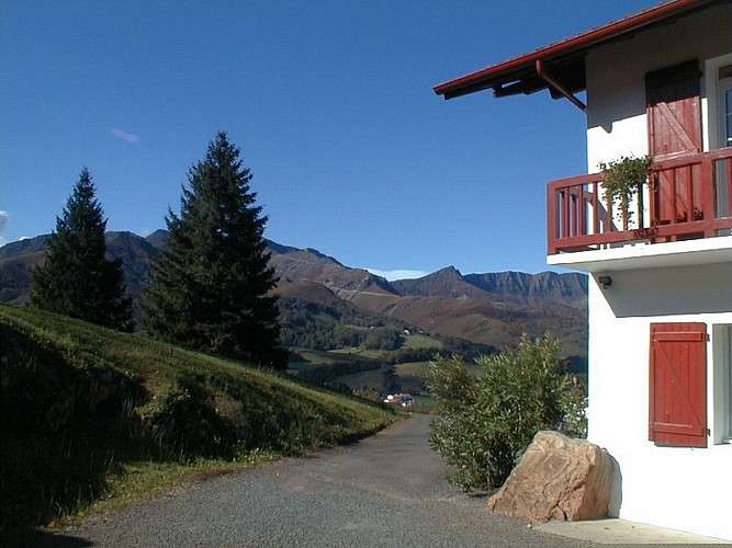 Domaine Oronozia- vue montagne-Baigorri