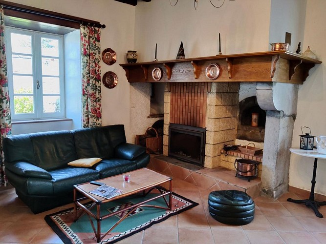 gîte cazet photo pièce à vivre