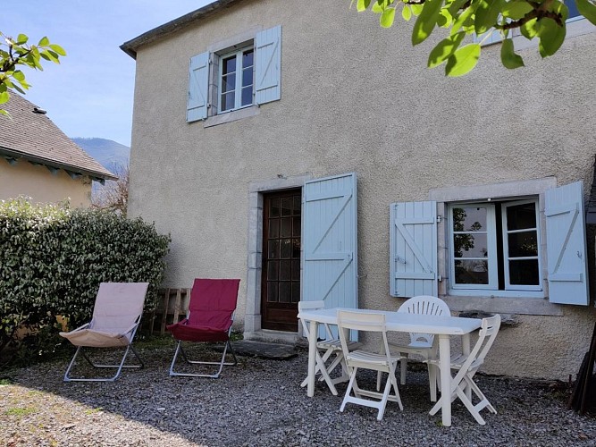 gîte cazet photo terasse