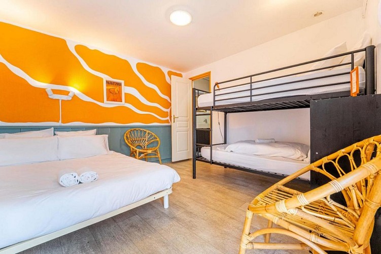 Au Bon Landais chambre jaune 4