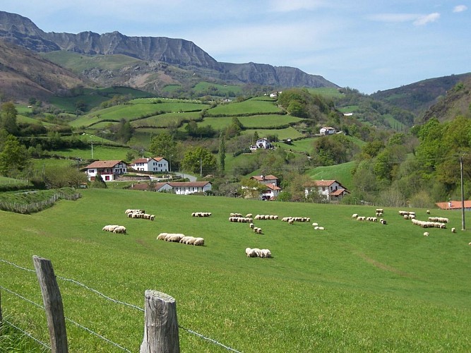 Hôtel Manexenea - vue Iparla - Saint Etienne de Baïgorry