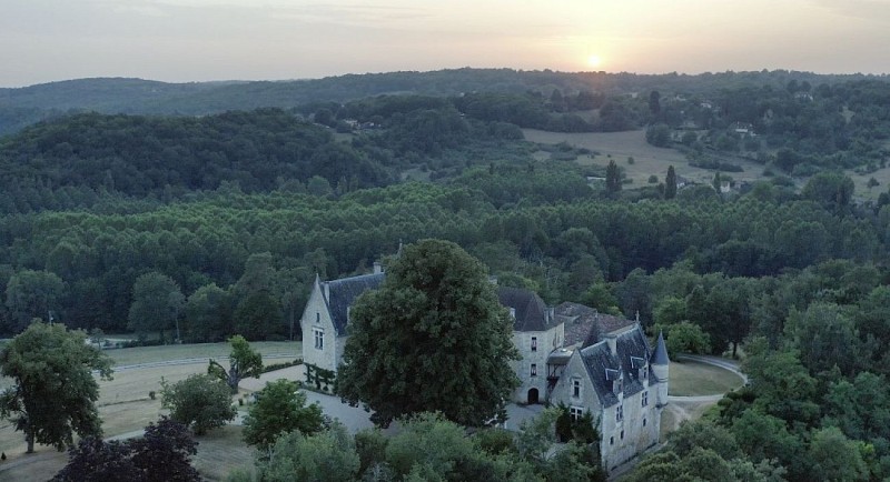 Château Bellegarde - Photographies vue du ciel