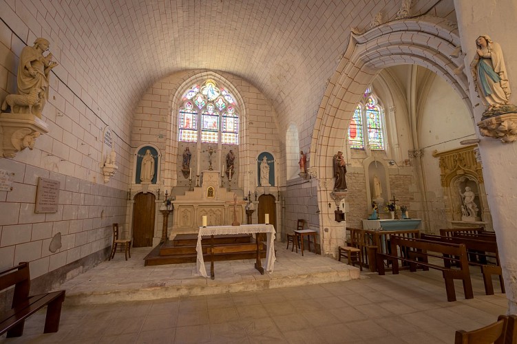 Église interieur 4-Maison de l'Acadie_La Chaussée©Visuellement