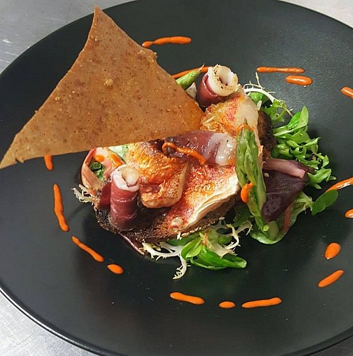 Hôtel Restaurant Archambeau-Assiette entrée