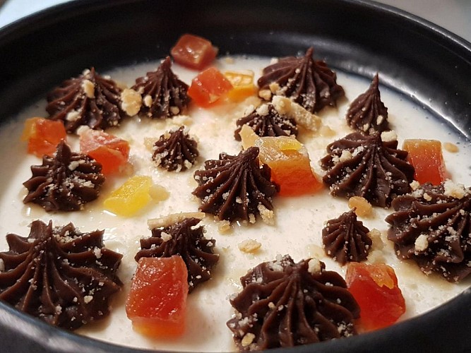 Hôtel Restaurant Archambeau-assiette dessert