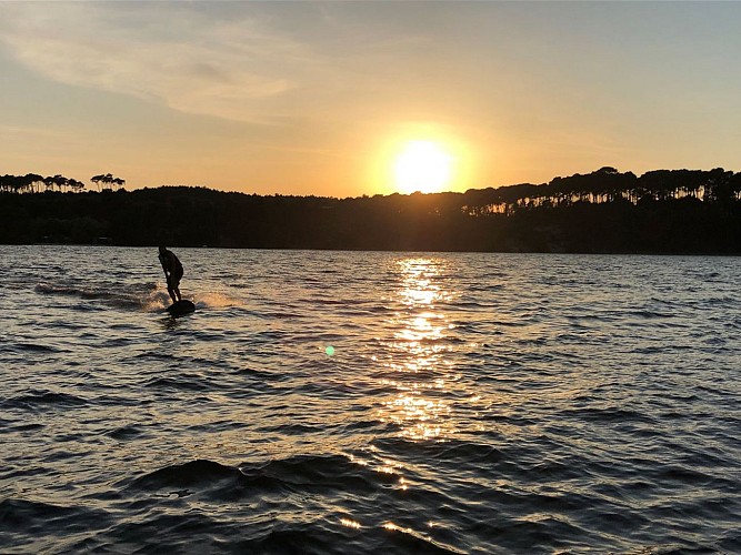 Bisca glisse Photo coucher de soleil