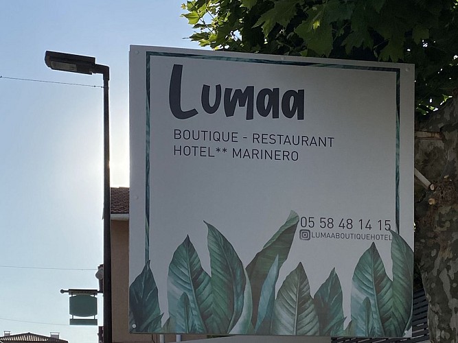 panneau hotel boutique restaurant lumaa marinero web