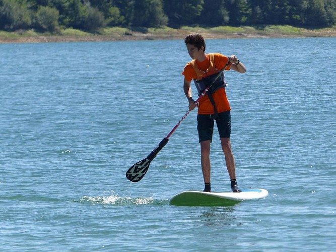Lourenties,Lac du Gabas, club nautique pyrénéen paddle