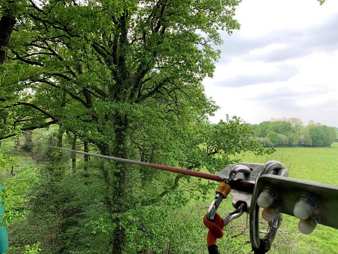 Le parcours Tyrolienne