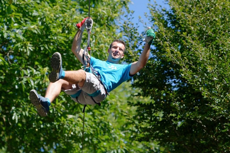 Le parcours Tyrolienne