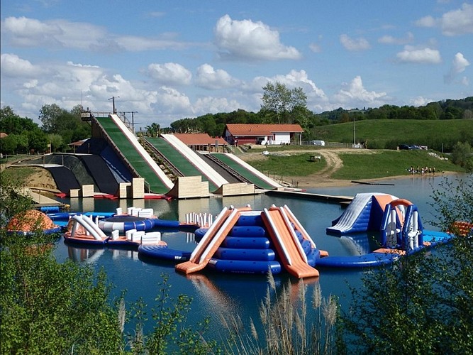 Base de pop - structures gonflables