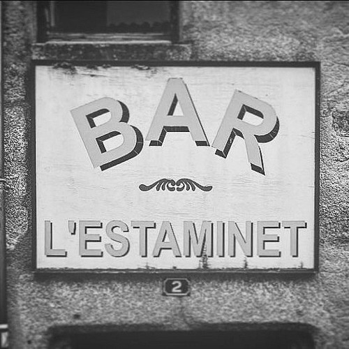 Enseigne l'estaminet